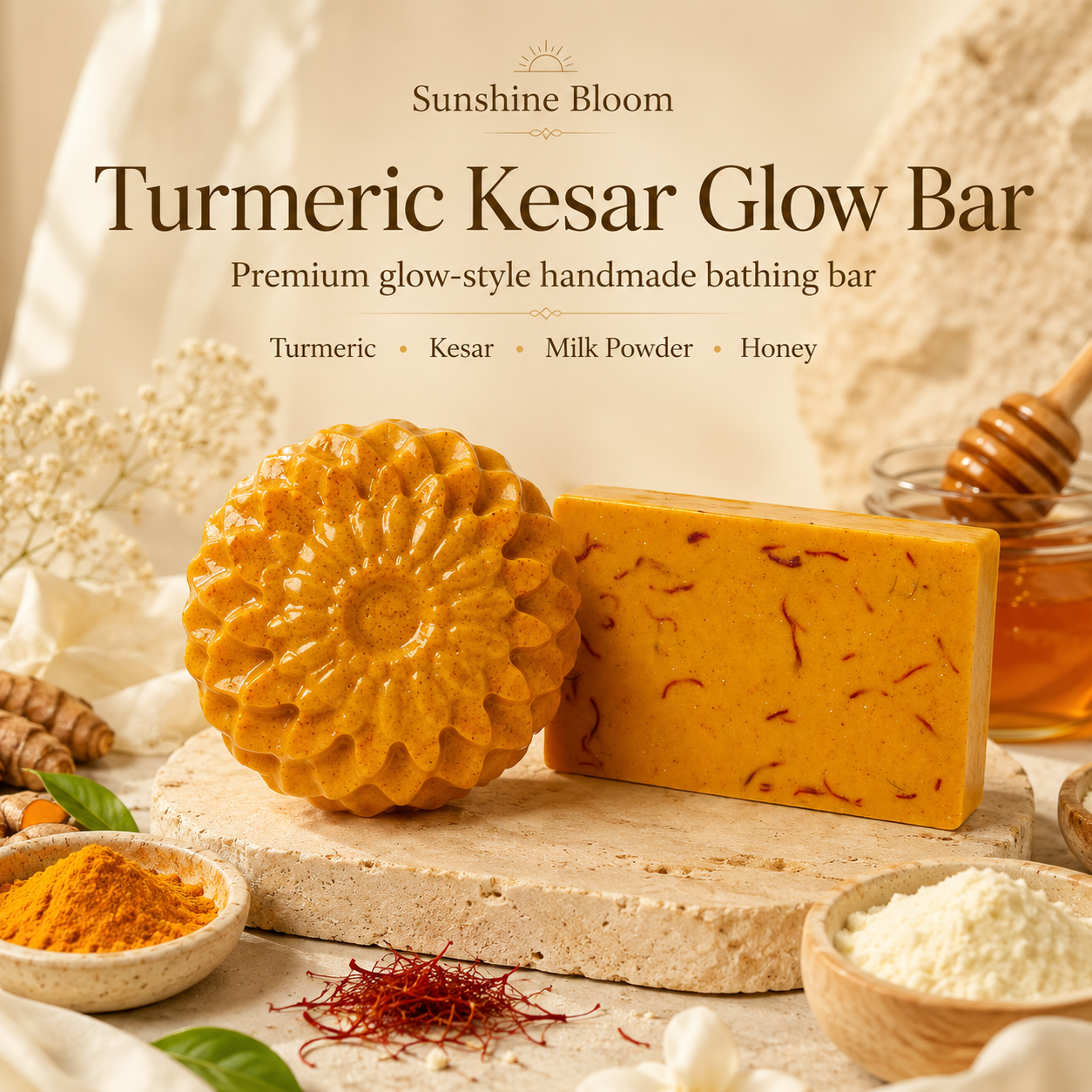 Turmeric Kesar Glow Bar