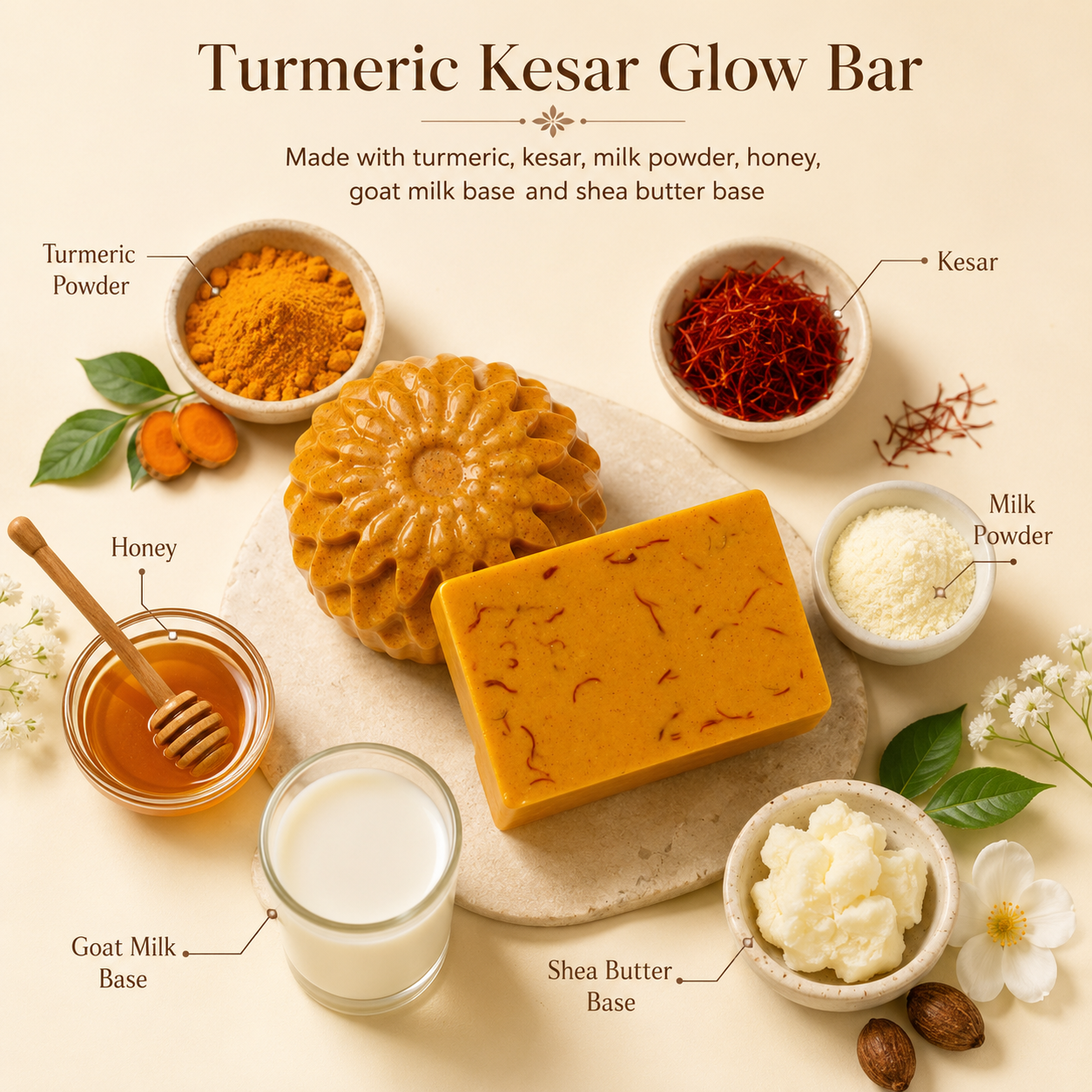 Turmeric Kesar Glow Bar