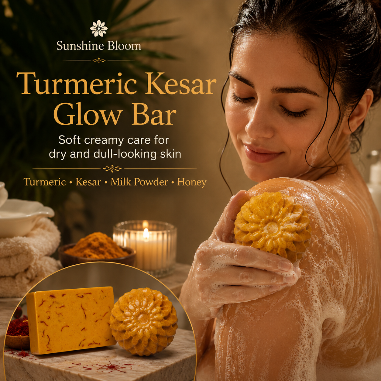 Turmeric Kesar Glow Bar
